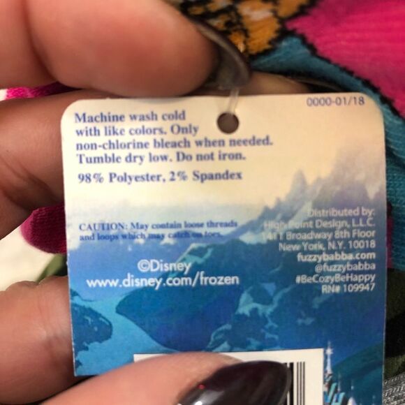 Brand new Pack of 5 Pairs of Girls‎ Frozen Socks - Picture 6 of 10